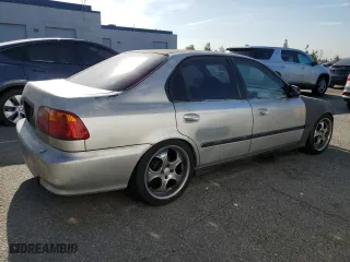 2000 Honda Civic VP with VIN 2HGEJ6612YH577711, listed as a Copart auction lot 52239805 with 195,138 mi miles and Salvage Title. Bid and sale history available at carsss.com. Image 3.