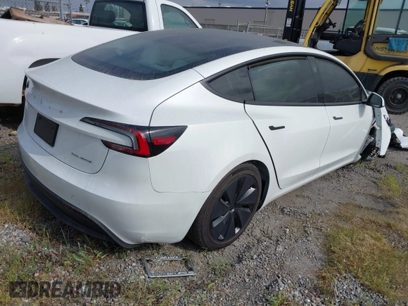 2024 Tesla Model 3 Long Range with VIN 5YJ3E1EB7RF854092, listed as a IAAI auction lot 41697646 with 7,371 mi miles and . Bid and sale history available at DreamBid. Image 4.