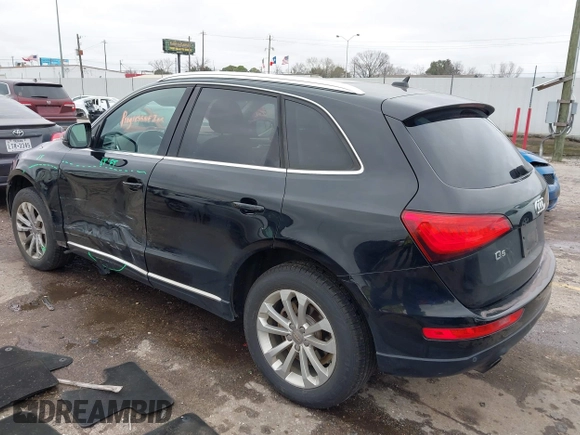 2014 Audi Q5 Premium Plus with VIN WA1LFAFP0EA041939, listed as a IAAI auction lot 41573437 with 160,307 mi miles. Bid and sale history available at carsss.com. Image 3.