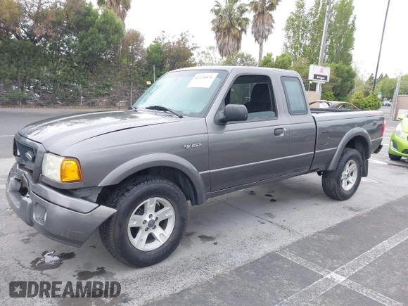 2005 Ford Ranger XL with VIN 1FTYR14U65PA76459, listed as a IAAI auction lot 42138876 with 350,563 mi miles. Bid and sale history available at carsss.com. Image 2.
