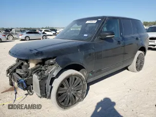2022 Land Rover Range Rover Westminster with VIN SALGS2RU9NA459581, listed as a Copart auction lot 77399534 with 56,644 mi miles and Salvage Title. Bid and sale history available at carsss.com. Image 1.