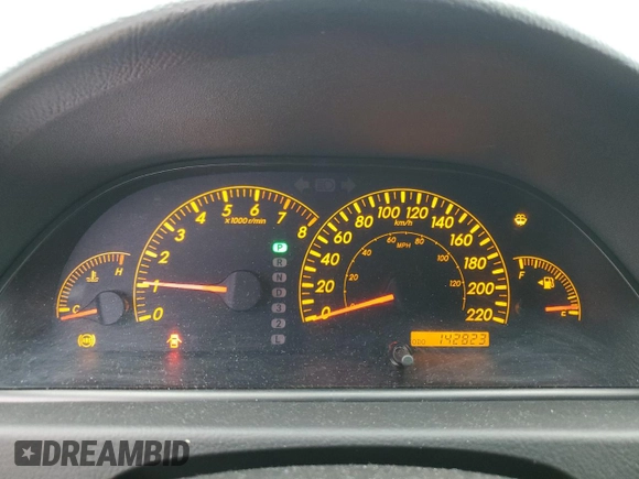 2005 Toyota Camry STD with VIN 4T1BE32K05U567895, listed as a Copart auction lot 55125035 with 142,823 mi miles and Salvage title. Bid and sale history available at DreamBid. Image 9.