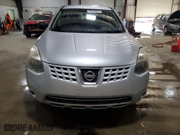 2009 Nissan Rogue SL with VIN JN8AS58V69W161687, listed as a Copart auction lot 53442075 with 125,794 mi miles and Salvage Title. Bid and sale history available at carsss.com. Image 5.