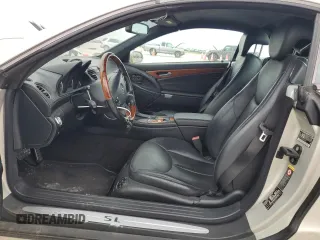 2003 Mercedes-Benz SL 500 with VIN WDBSK75F03F013873, listed as a Copart auction lot 55132305 with 91,417 mi miles and Clean title. Bid and sale history available at DreamBid. Image 7.