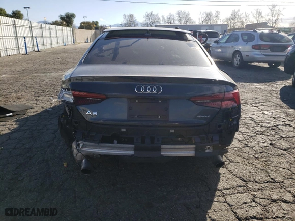 2019 Audi A5 Coupe Premium with VIN WAUSNAF55KA033282, listed as a Copart auction lot 46966224 with 0 mi miles and Clean Title. Bid and sale history available at carsss.com. Image 6.