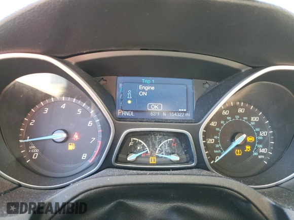 2013 Ford Focus SE with VIN 1FADP3K24DL350593, listed as a Copart auction lot 44781285 with 154,322 mi miles and Non Repairable. Bid and sale history available at DreamBid. Image 9.