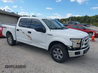 2015 Ford F-150 XLT with VIN 1FTEW1EF5FFB13987, listed as a IAAI auction lot 40377116 with 186,029 mi miles. Bid and sale history available at carsss.com. Image 1.