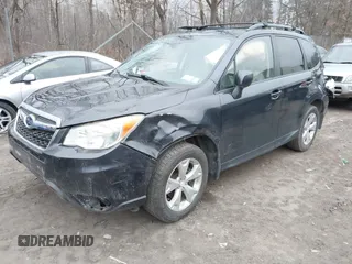 2015 Subaru Forester 2.5i Premium with VIN JF2SJADC7FG511867, listed as a IAAI auction lot 41842990 with 136,696 mi miles. Bid and sale history available at carsss.com. Image 2.