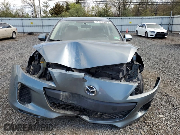 2013 Mazda 3 i SV with VIN JM1BL1TF8D1709748, listed as a Copart auction lot 53201555 with Not Provided miles and Salvage Title. Bid and sale history available at DreamBid. Image 5.