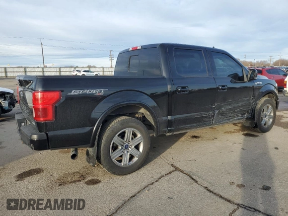 2019 Ford F-150 XL z VIN 1FTEW1EP6KFB40117, wystawiony jako Copart lot #51118595 z przebiegiem 103 964 mil mil oraz Szkoda całkowita • Salvage title. Historia ofert i sprzedaży dostępna na DreamBid. Obrazek 3.