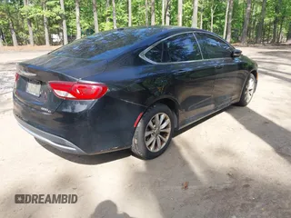 2015 Chrysler 200 C with VIN 1C3CCCCBXFN650313, listed as a IAAI auction lot 42118312 with 255,710 mi miles. Bid and sale history available at carsss.com. Image 4.