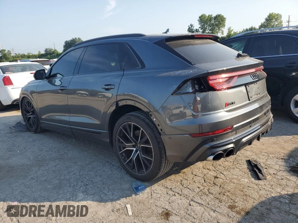 2021 Audi SQ8 Premium Plus z VIN WA1AWBF18MD034582, wystawiony jako Copart lot #65958394 z przebiegiem 23 737 mil mil oraz Szkody całkowita. Historia ofert i sprzedaży dostępna na DreamBid. Obrazek 2.