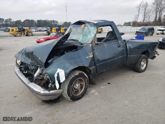 1995 Ford Ranger Splash with VIN 1FTCR10U5STA65729, listed as a Copart auction lot 42910665 with 188,458 mi miles and Salvage Title. Bid and sale history available at carsss.com. Image 1.