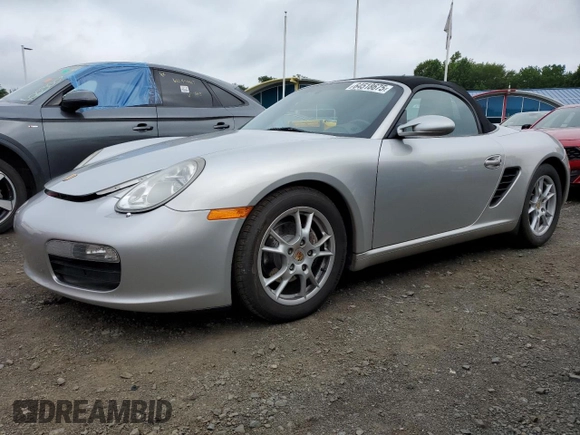 2006 Porsche Boxster with VIN WP0CA29886U710781, listed as a Copart auction lot 64518675 with 86,488 mi miles and Salvage title. Bid and sale history available at DreamBid. Image 1.