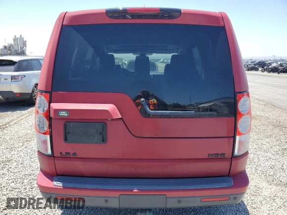 2010 Land Rover LR4 HSE with VIN SALAM2D44AA542417, listed as a Copart auction lot 57616475 with 183,093 mi miles and Clean title. Bid and sale history available at DreamBid. Image 6.