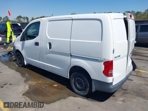 2017 Nissan NV200 Compact Cargo S with VIN 3N6CM0KN3HK713941, listed as a IAAI auction lot 41894457 with 106,463 mi miles. Bid and sale history available at carsss.com. Image 3.