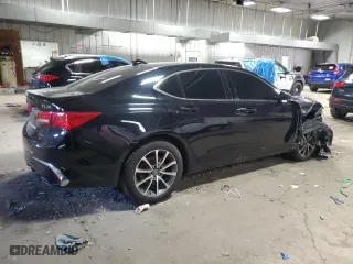 2019 Acura TLX with VIN 19UUB3F38KA004536, listed as a Copart auction lot 44371375 with 0 mi miles and Non Repairable. Bid and sale history available at carsss.com. Image 3.