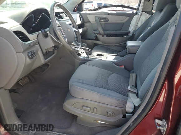 2017 Chevrolet Traverse LT with VIN 1GNKRGKD2HJ148753, listed as a Copart auction lot 48069075 with 129,821 mi miles and Salvage Title. Bid and sale history available at DreamBid. Image 7.