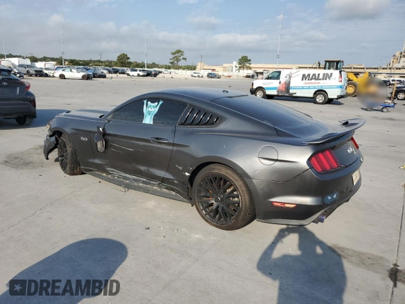 2015 Ford Mustang GT with VIN 1FA6P8CF6F5350142, listed as a Copart auction lot 75857324 with Not Provided miles and Salvage Title. Bid and sale history available at carsss.com. Image 2.