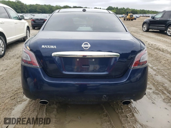 2012 Nissan Maxima SV with VIN 1N4AA5AP1CC866390, listed as a Copart auction lot 58710935 with 156,107 mi miles and Salvage title. Bid and sale history available at DreamBid. Image 6.