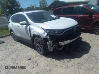 2021 Honda CR-V EX z VIN 7FARW1H50ME002385, wystawiony jako IAAI lot #42039033 z przebiegiem 39 171 mil mil oraz . Historia ofert i sprzedaży dostępna na DreamBid. Obrazek 1.