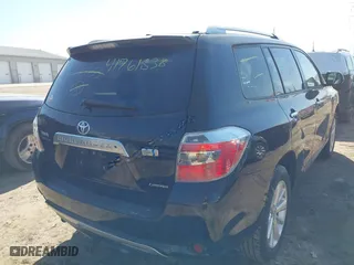 2009 Toyota Highlander Hybrid Limited with VIN JTEEW44A792030933, listed as a IAAI auction lot 41761838 with 257,644 mi miles. Bid and sale history available at carsss.com. Image 4.