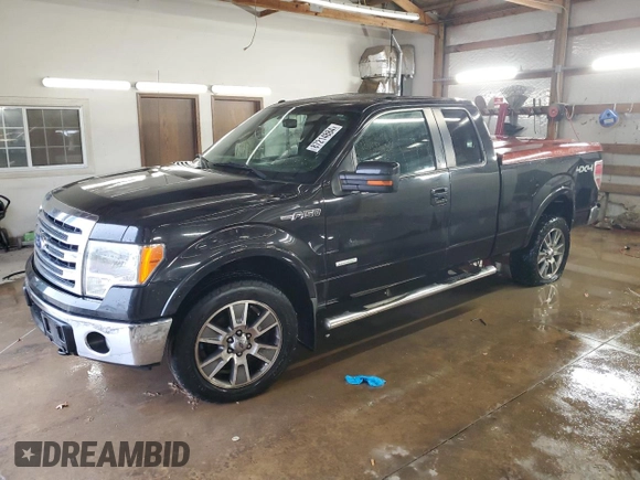 2014 Ford F-150 XL with VIN 1FTFX1ET8EKE77902, listed as a Copart auction lot 87214884 with 166,016 mi miles and Salvage Title. Bid and sale history available at DreamBid. Image 1.