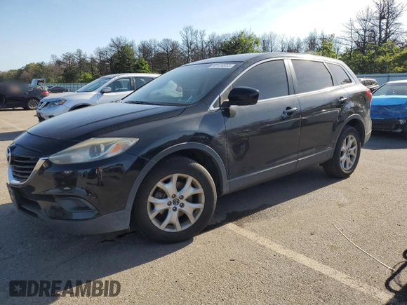 2013 Mazda CX-9 Sport with VIN JM3TB2BV5D0419518, listed as a Copart auction lot 62124655 with 167,691 mi miles and Salvage title. Bid and sale history available at DreamBid. Image 1.