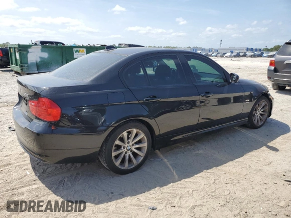2011 BMW 3 Series 328i xDrive with VIN WBAPK5C51BA993726, listed as a Copart auction lot 54269975 with 123,267 mi miles and Salvage Title. Bid and sale history available at DreamBid. Image 3.