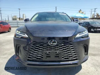 2025 Lexus RX 350h with VIN 2T2BBMCA7SC085065, listed as a Copart auction lot 59034485 with 329 mi miles and Salvage title. Bid and sale history available at DreamBid. Image 5.