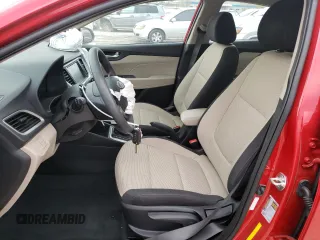 2022 Hyundai Accent SE with VIN 3KPC24A67NE187575, listed as a Copart auction lot 52248755 with 24,577 mi miles and Salvage title. Bid and sale history available at DreamBid. Image 7.