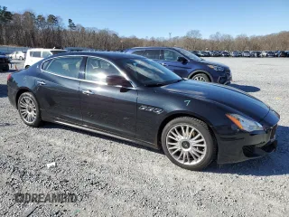 2015 Maserati Quattroporte S Q4 with VIN ZAM56RRA4F1159395, listed as a Copart auction lot 38770634 with 56,991 mi miles. Bid and sale history available at carsss.com. Image 4.