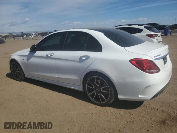 2018 Mercedes-Benz C 43 AMG с VIN 55SWF6EB7JU275145, выставлен на аукционе Copart как лот 57896625 с пробегом 19 532 миль миль и Списание • Salvage title. История ставок и продаж доступна на DreamBid. Изображение 2.