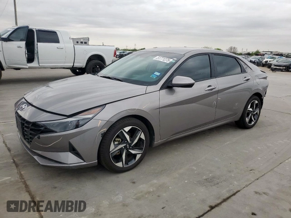2023 Hyundai Elantra SEL with VIN KMHLS4AG6PU443567, listed as a Copart auction lot 51771275 with 50,007 mi miles and Salvage Title. Bid and sale history available at DreamBid. Image 1.