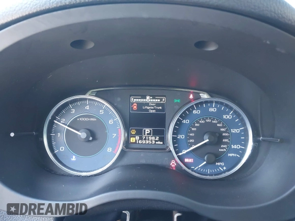 2015 Subaru Impreza Special Sports Limited с VIN JF1GPAW62F8200437, выставлен на аукционе IAAI как лот 41600778 с пробегом 169 353 миль миль и . История ставок и продаж доступна на DreamBid. Изображение 7.