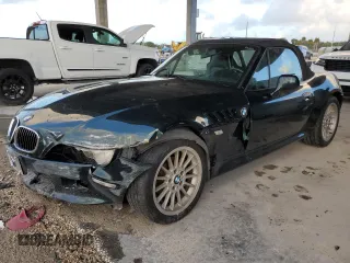 2000 BMW Z3 2.5L with VIN 4USCH9345YLF85948, listed as a Copart auction lot 77315644 with 129,361 mi miles and Salvage Title. Bid and sale history available at carsss.com. Image 1.