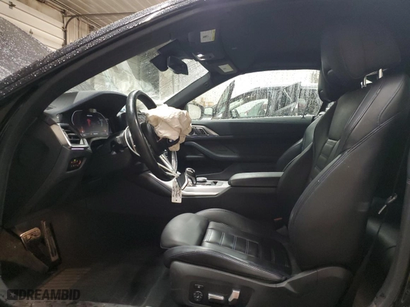 2022 BMW 4 Series M440i xDrive with VIN WBA63AT08NCK30746, listed as a Copart auction lot 42396935 with 0 mi miles and Salvage Title. Bid and sale history available at carsss.com. Image 7.