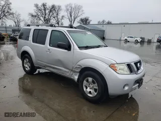 2012 Nissan Pathfinder LE with VIN 5N1AR1NN9CC602821, listed as a Copart auction lot 43706365 with 153,538 mi miles and Salvage Title. Bid and sale history available at carsss.com. Image 4.