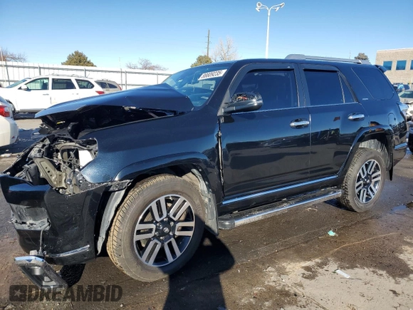 2021 Toyota 4Runner Limited with VIN JTEKU5JR1M5879911, listed as a Copart auction lot 88809235 with 51,413 mi miles and Salvage title. Bid and sale history available at DreamBid. Image 1.