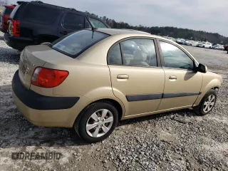2009 Kia Rio LX with VIN KNADE223296470687, listed as a Copart auction lot 48385925 with 176,400 mi miles and Salvage Title. Bid and sale history available at DreamBid. Image 3.