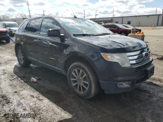 2008 Ford Edge SEL with VIN 2FMDK38C58BB20314, listed as a Copart auction lot 49814225 with 0 mi miles and Salvage Title. Bid and sale history available at carsss.com. Image 4.