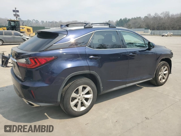 2017 Lexus RX with VIN 2T2BZMCA5HC109965, listed as a Copart auction lot 48533545 with 111,030 mi miles and Salvage Title. Bid and sale history available at carsss.com. Image 3.