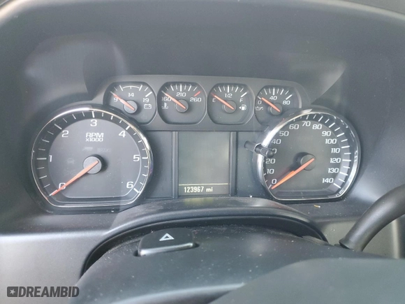 2016 Chevrolet Silverado 1500 Work Truck with VIN 1GCRCNEH2GZ183207, listed as a Copart auction lot 47076955 with 123,967 mi miles and Non Repairable. Bid and sale history available at carsss.com. Image 9.