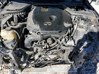 2017 Infiniti Q50 2.0t Premium with VIN JN1CV7AR0HM682499, listed as a Copart auction lot 72055093 with 95,130 mi miles and Salvage Title. Bid and sale history available at carsss.com. Image 11.