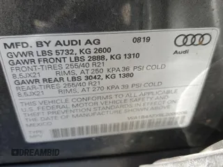 2020 Audi SQ5 Premium Plus with VIN WA1B4AFY8L2009208, listed as a Copart auction lot 43096164 with 63,434 mi miles and . Bid and sale history available at DreamBid. Image 13.