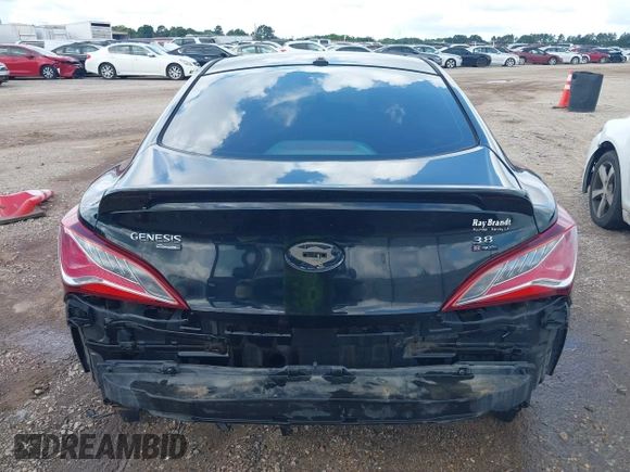 2014 Hyundai Genesis Coupe Ultimate with VIN KMHHU6KJ1EU120076, listed as a IAAI auction lot 42373762 with 100,537 mi miles and . Bid and sale history available at DreamBid. Image 17.