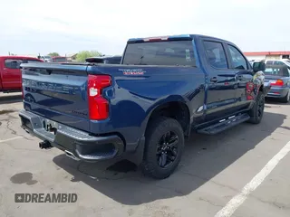 2021 Chevrolet Silverado 1500 Custom Trail Boss with VIN 3GCPYCEF0MG137222, listed as a IAAI auction lot 41906200 with 29,517 mi miles and . Bid and sale history available at DreamBid. Image 4.