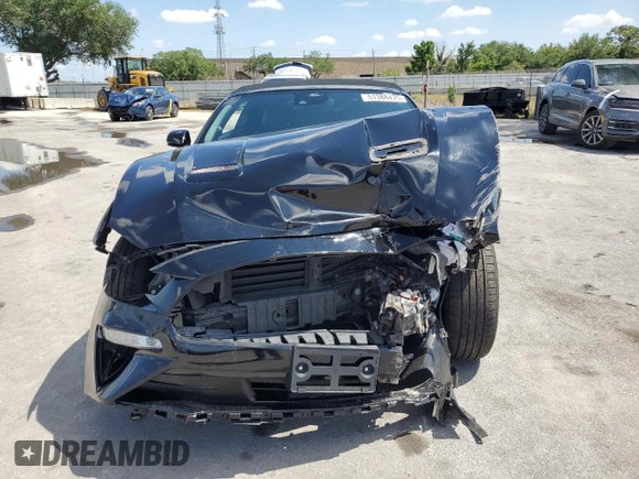 2021 Ford Mustang EcoBoost with VIN 1FATP8UH9M5105349, listed as a Copart auction lot 51388475 with 0 mi miles and Non Repairable. Bid and sale history available at carsss.com. Image 5.