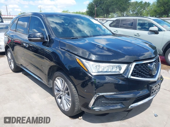 2017 Acura MDX Technology z VIN 5J8YD4H50HL007170, wystawiony jako IAAI lot #42220982 z przebiegiem 102 686 mil mil oraz . Historia ofert i sprzedaży dostępna na DreamBid. Obrazek 1.