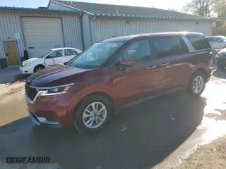 2022 Kia Carnival LXS with VIN KNDNB4H36N6133100, listed as a Copart auction lot 75244954 with 61,678 mi miles and Salvage Title. Bid and sale history available at carsss.com. Image 1.